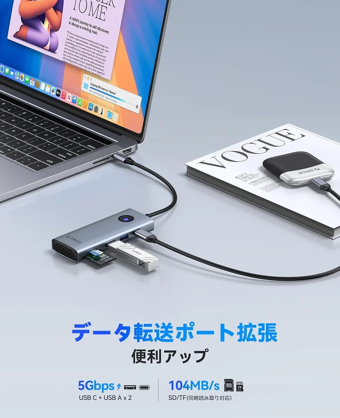 高速データ転送とSD/TFカード