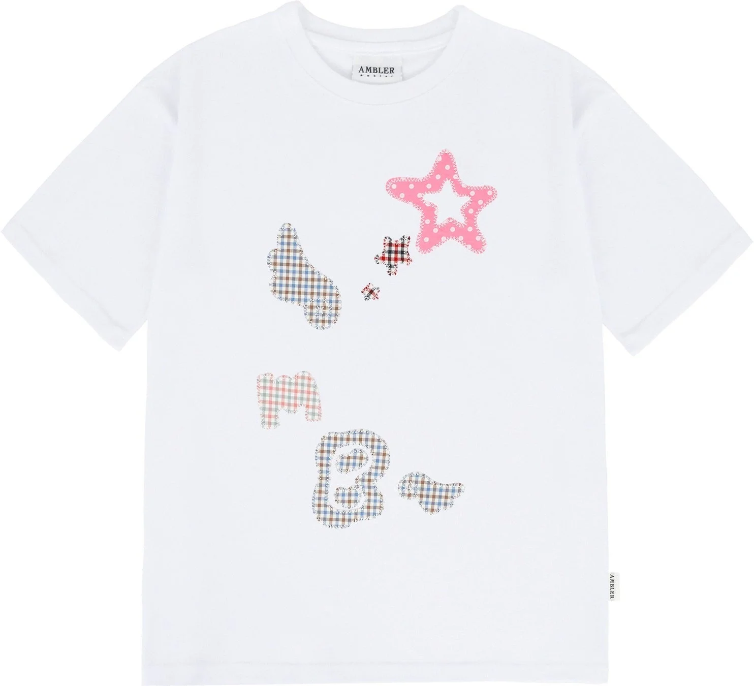 amblerのパッチワーク風Tシャツ