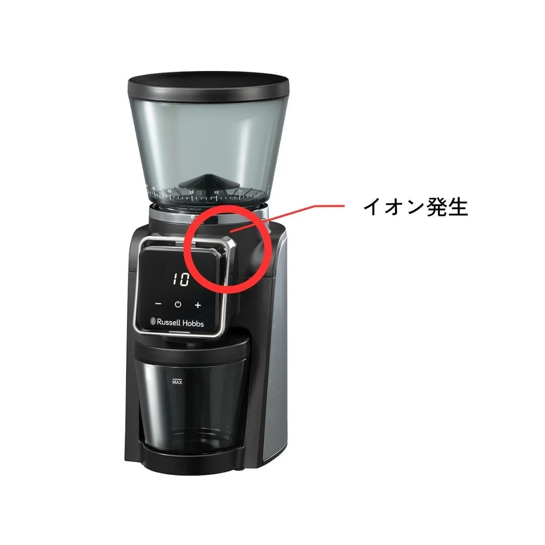 イオン発生機能付きグラインダー