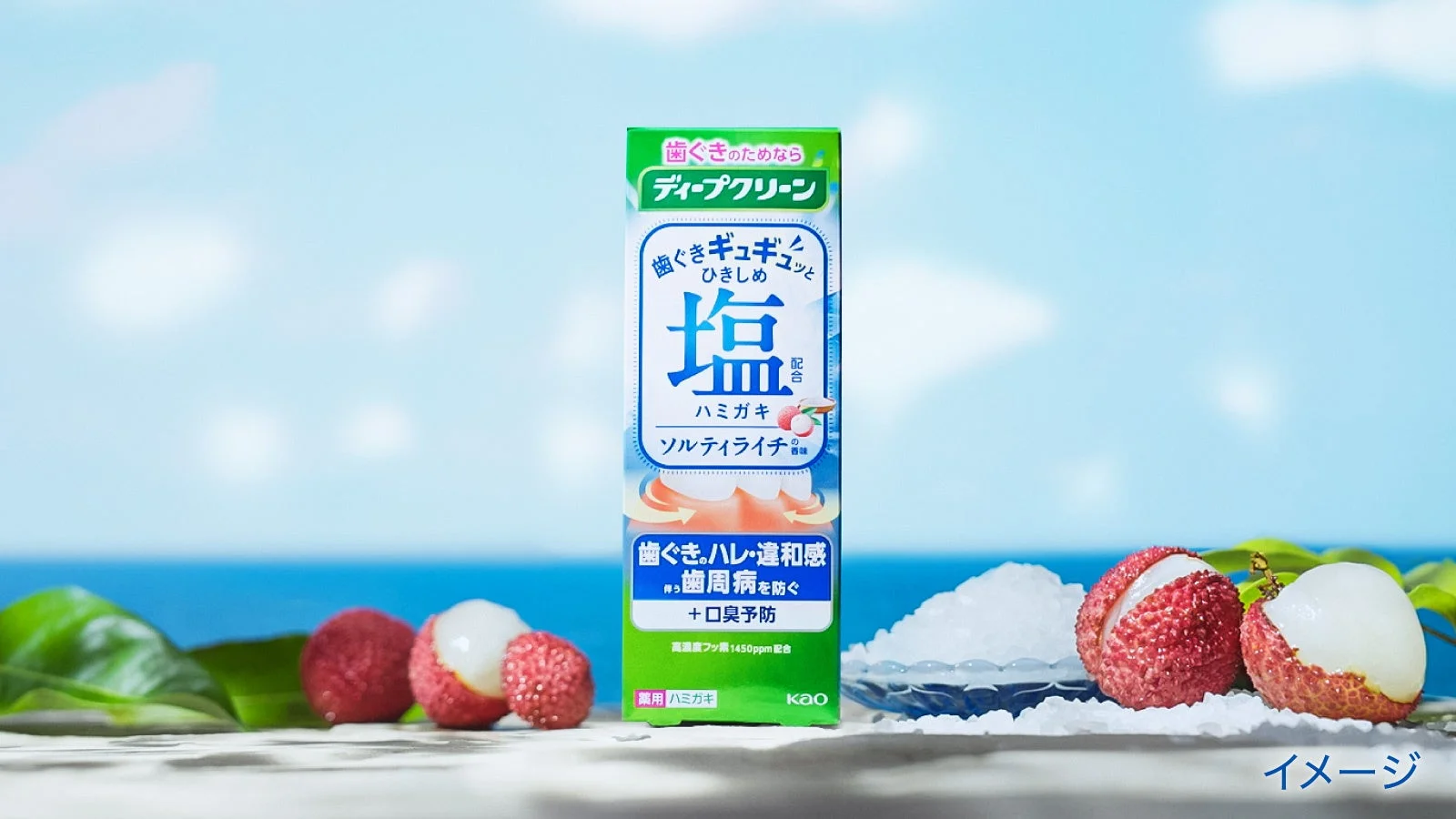 ディープクリーン 薬用ハミガキ ひきしめ塩 ソルティライチの香味