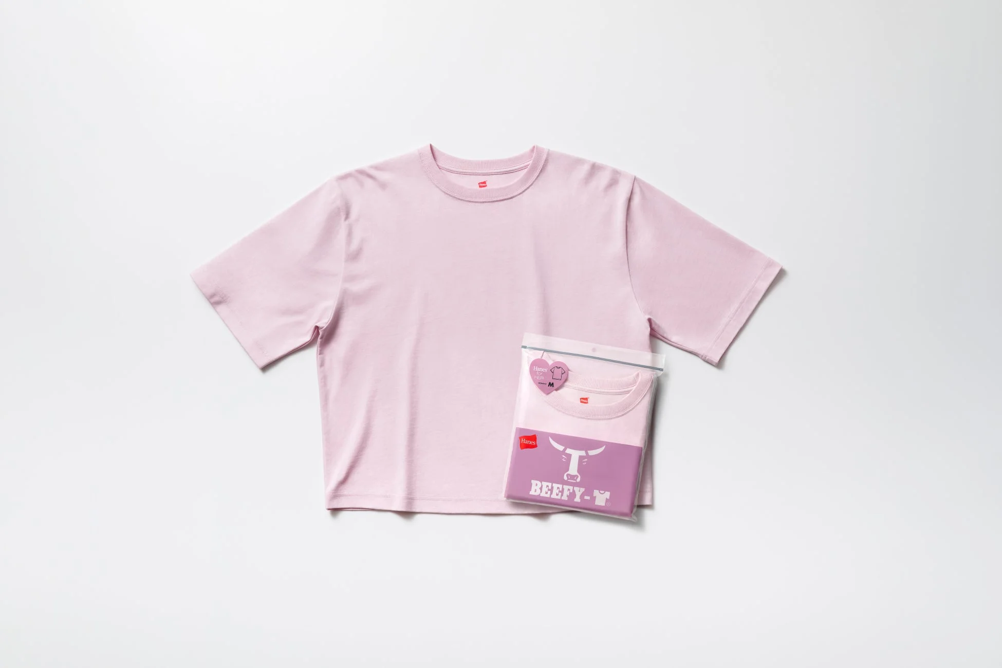 Hanes BEEFY-T for HER パッケージ
