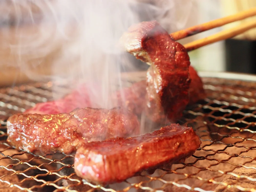 焼肉の様子