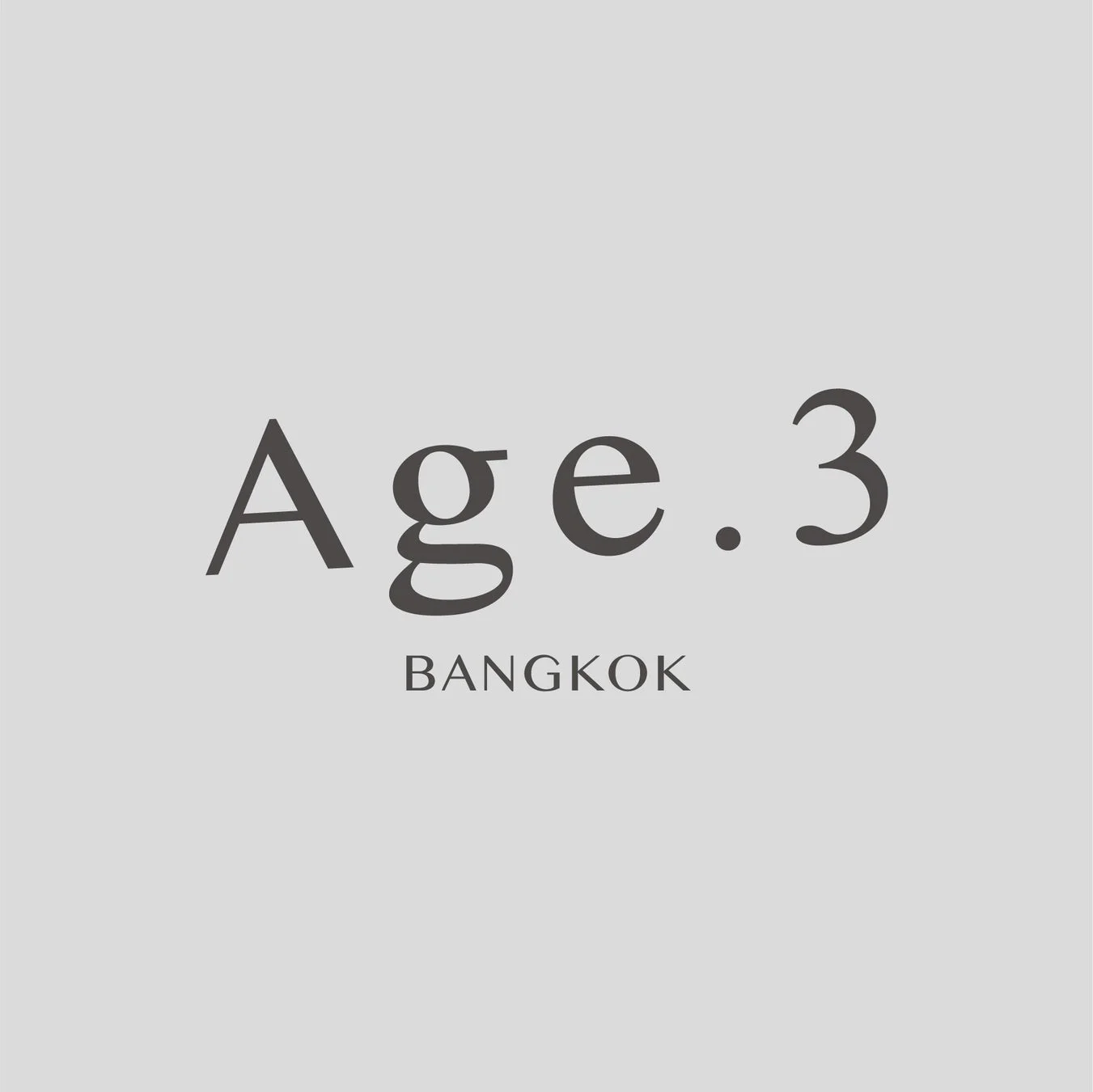 Age.3 BANGKOK ロゴ