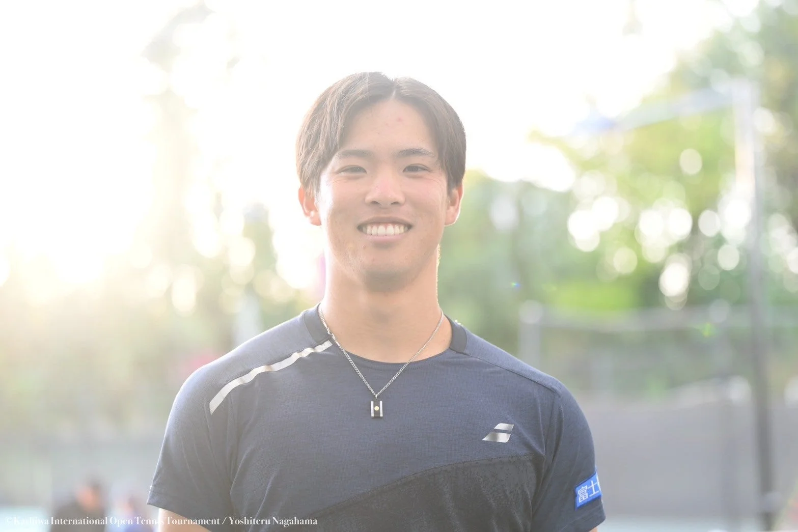 笑顔の齋藤惠佑選手