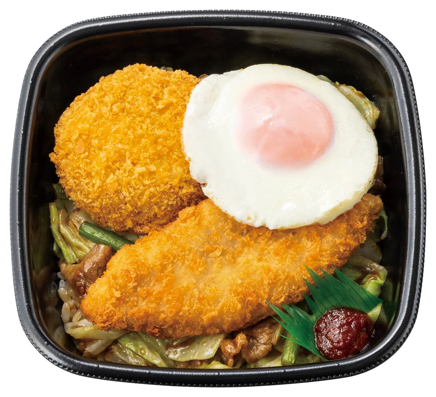 全部のせ牛キャベ丼