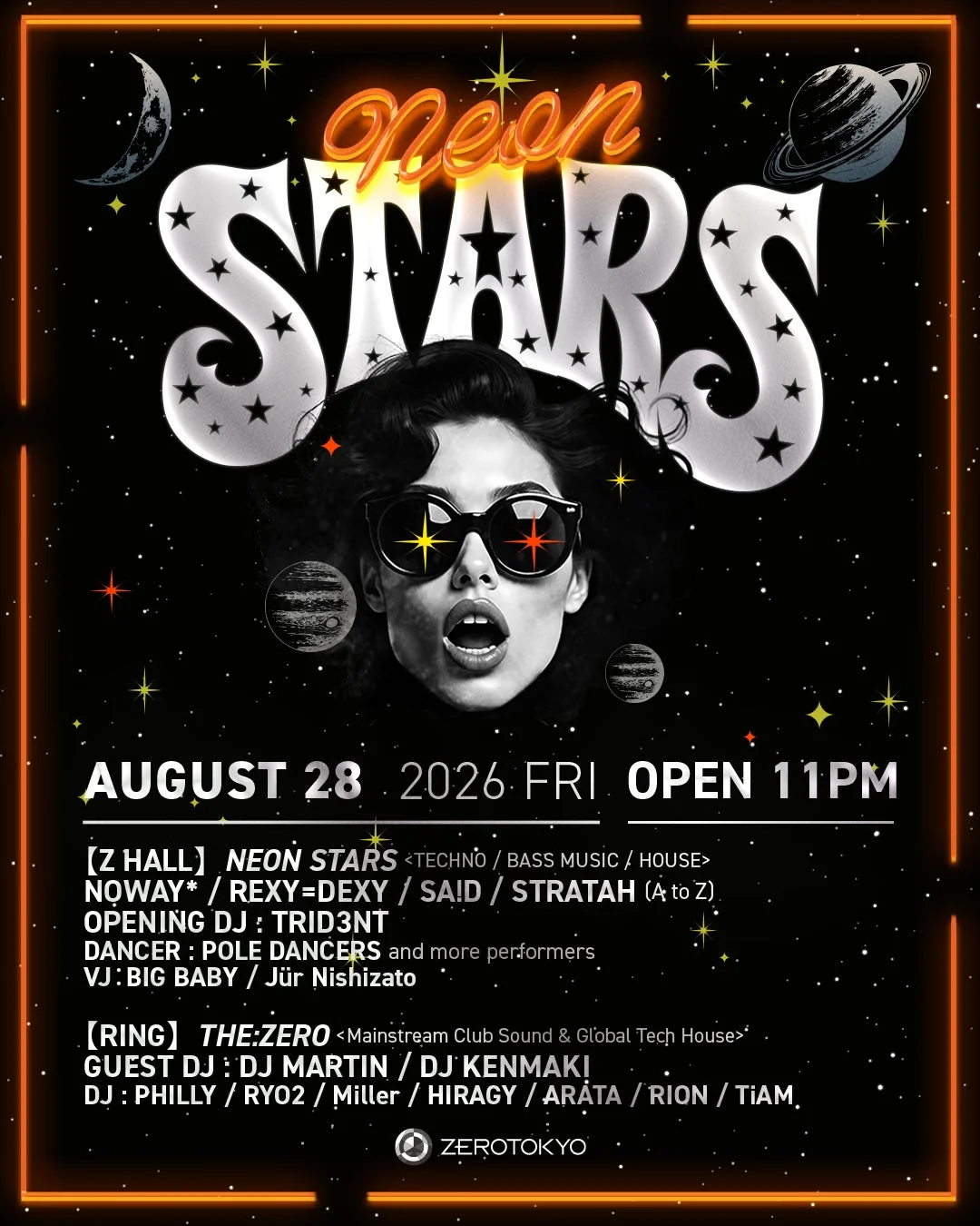 NEON STARS イベントポスター