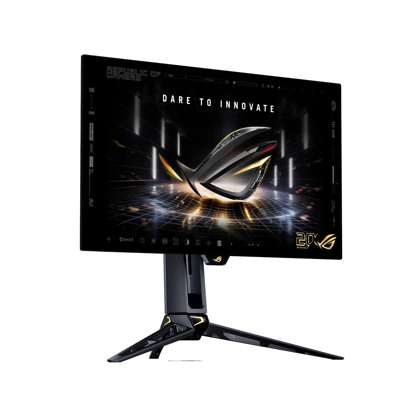 ROG Swift OLED PG27AQWP-G EDITION 20の特別デザイン