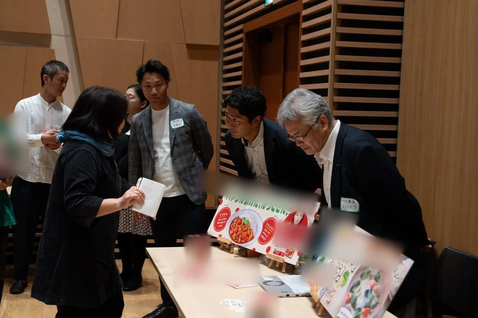 商品展示のイベント風景
