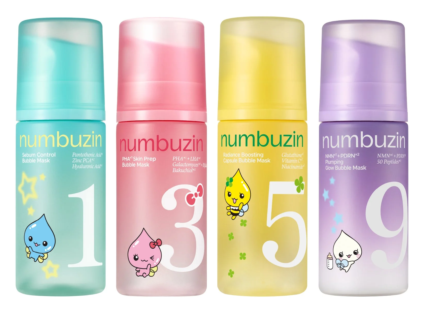 numbuzin 10秒バブルパック しずくちゃん限定デザイン