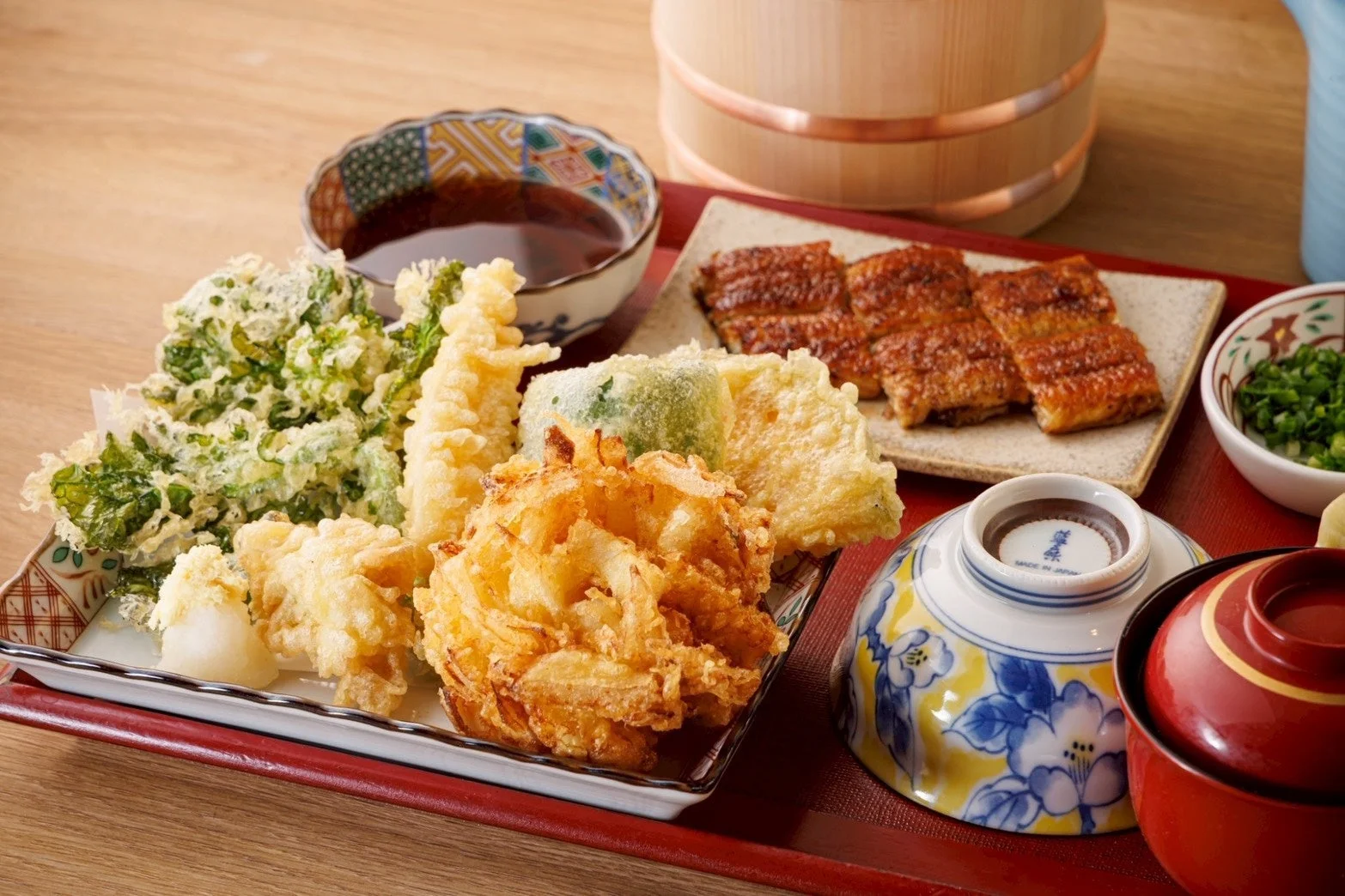 天ぷらうなぎ膳