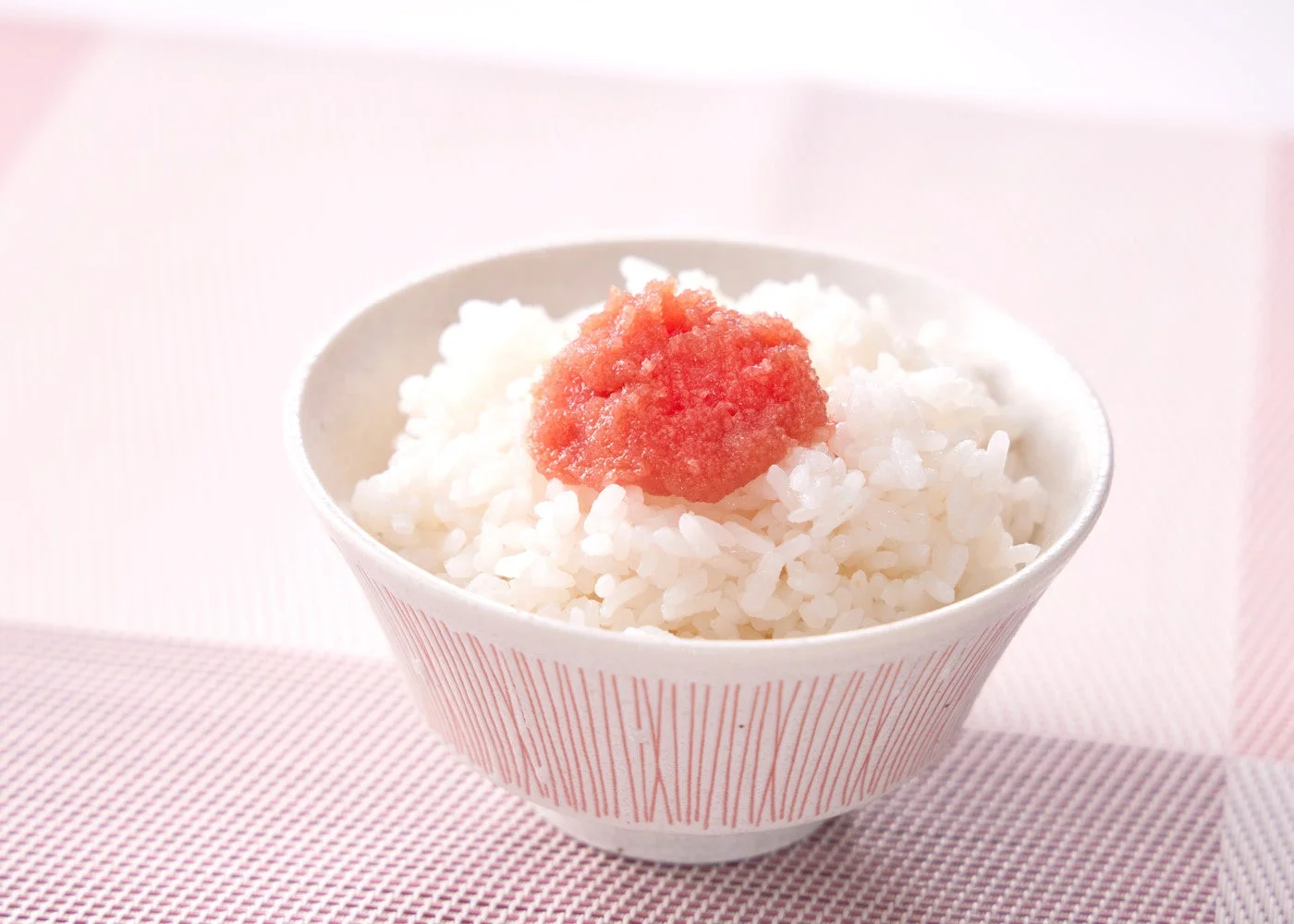 明太子がのったご飯