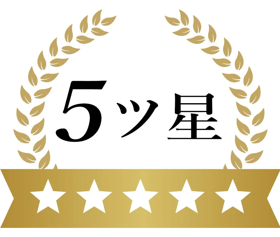 5ッ星評価