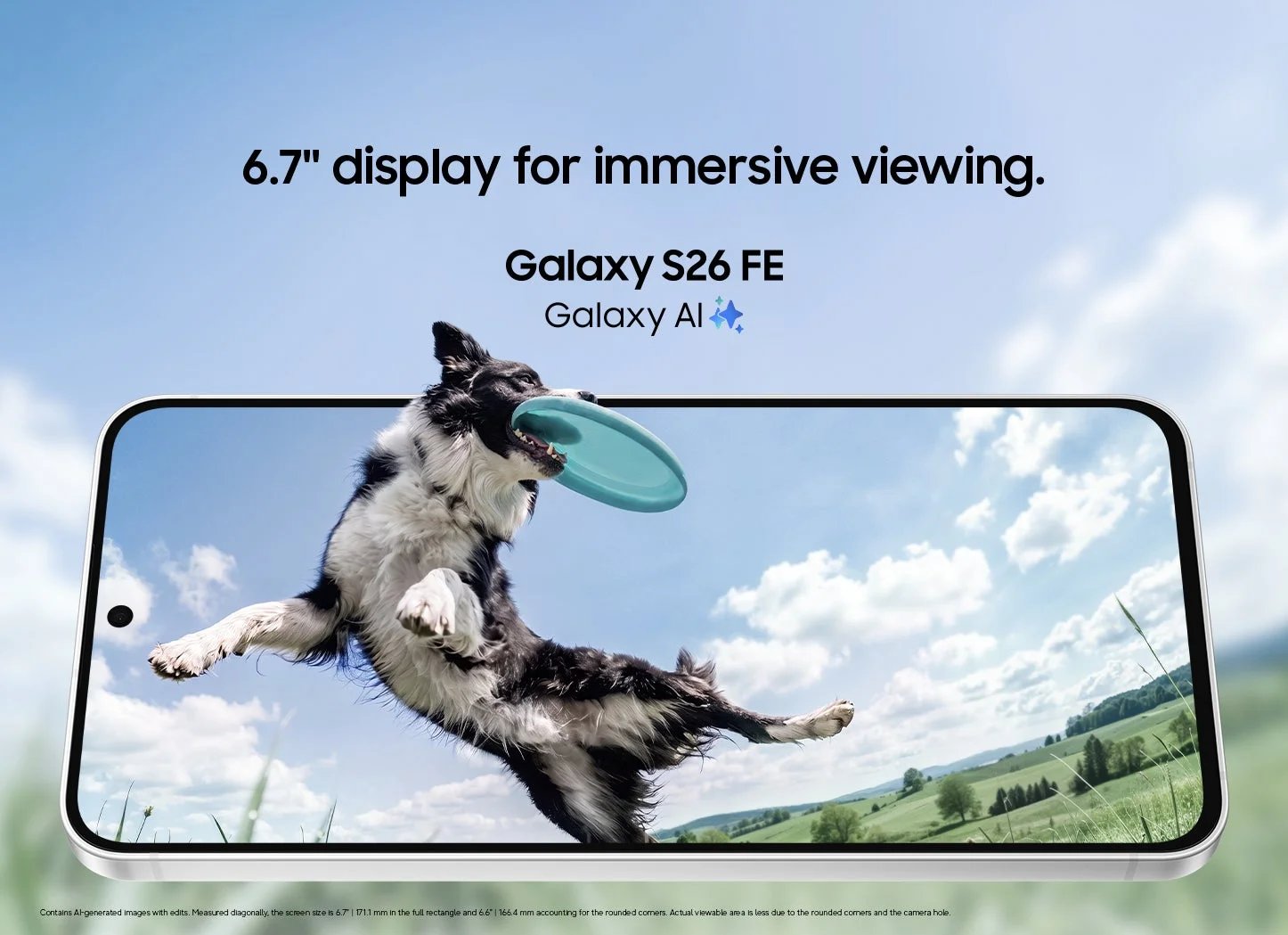 Galaxy S26 FE ディスプレイ