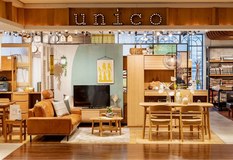 unicoの店内風景