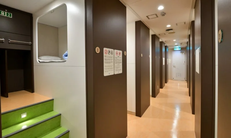 フェリー船内のツーリストA船室