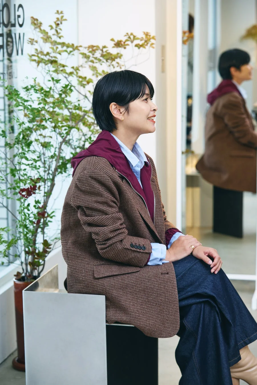 スタイリスト岩田槙子さんの着用例