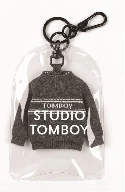 STUDIO TOMBOY オリジナルキーリング ミニセーター グレー
