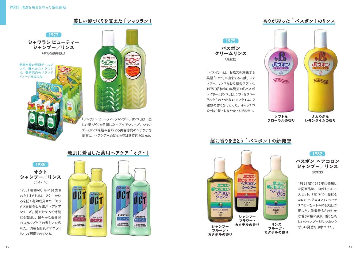 清潔な毎日を守った衛生用品/バス用品より