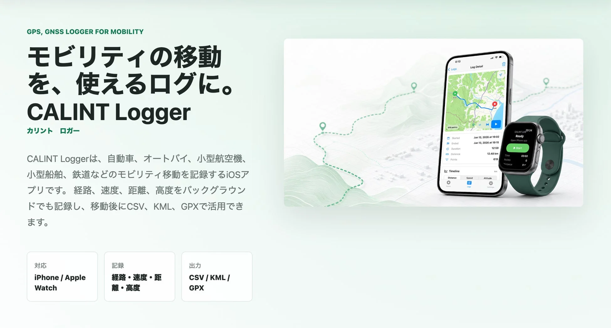 CALINT Loggerのメインビジュアル