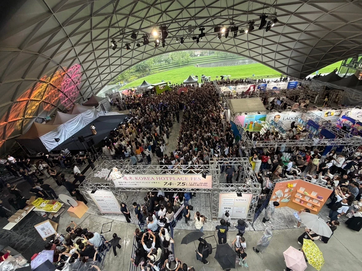 週末KOREA HOTPLACE FESの会場風景