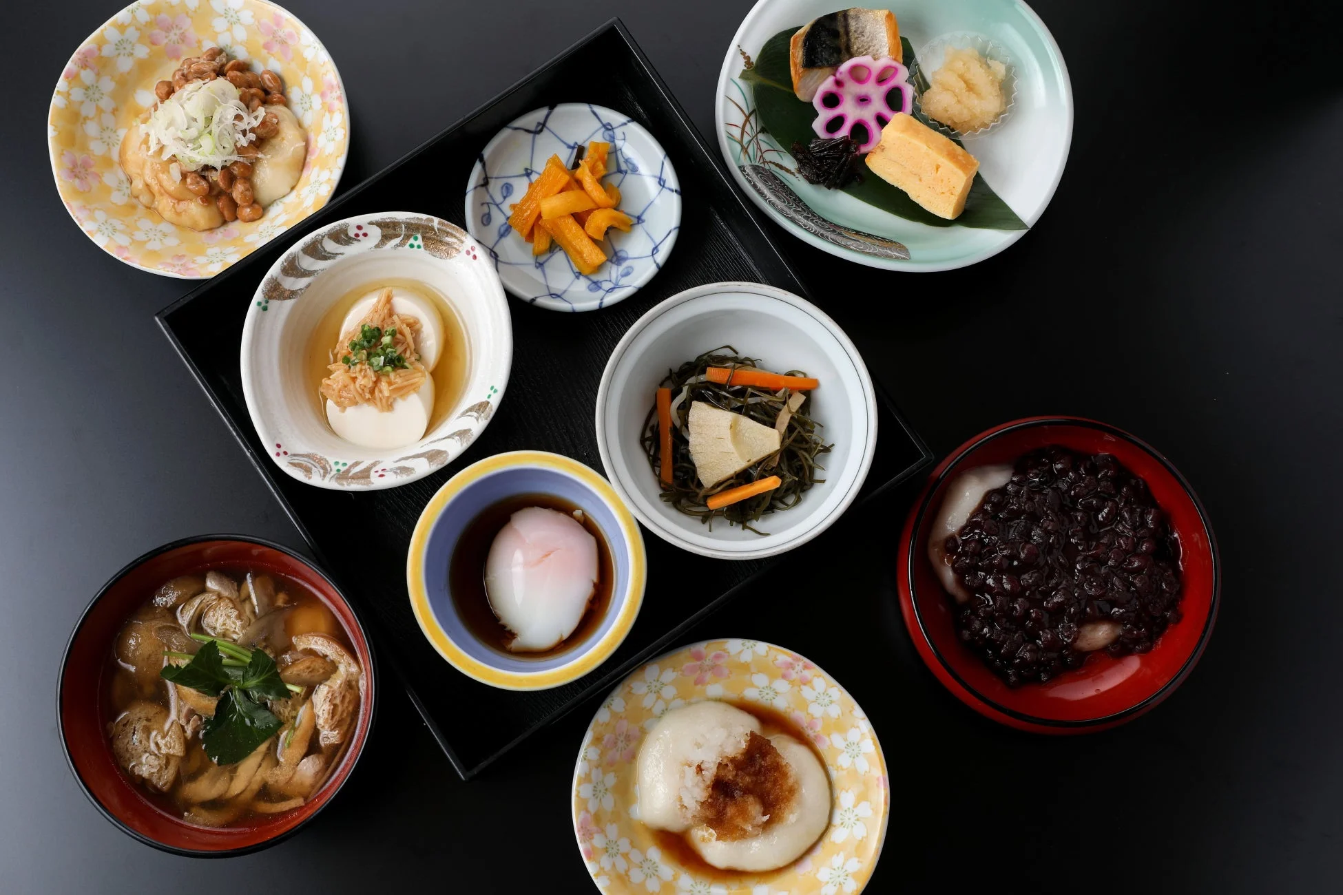 つきたてのお餅が食べ放題の朝食