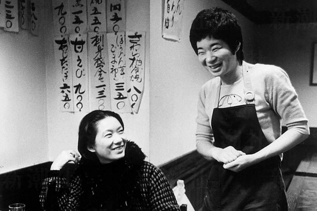 向田和子さん(左)と向田邦子さん