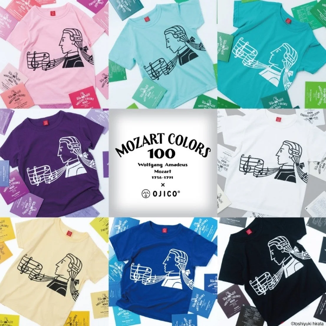 モーツァルト・カラーズ100×OJICO Tシャツ