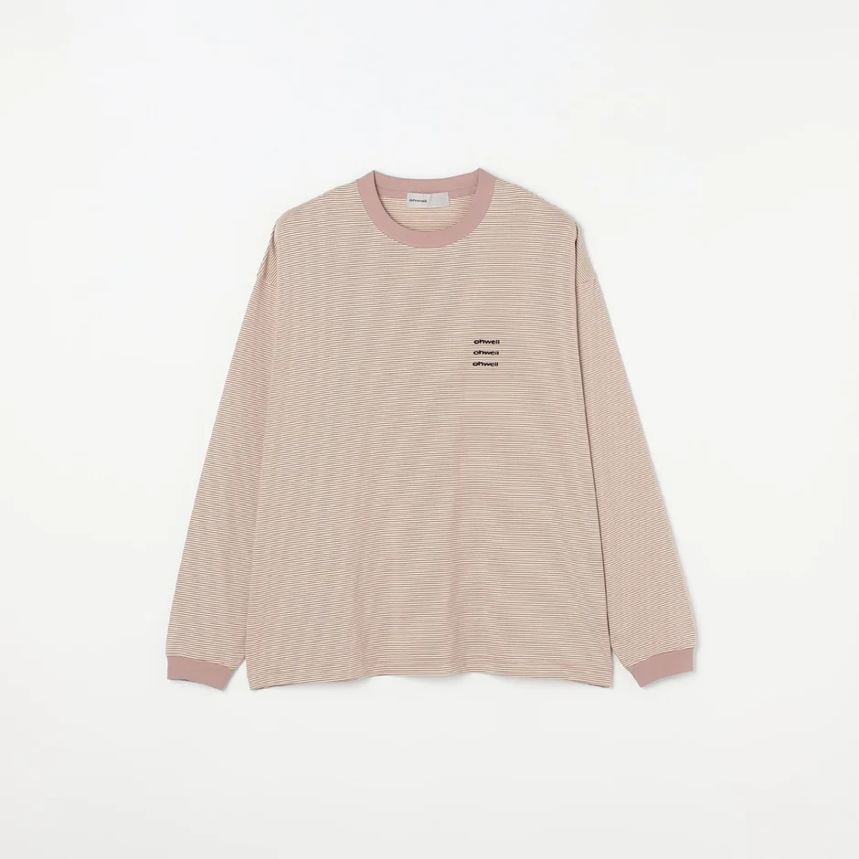 ohwell ボーダー長袖Tシャツ