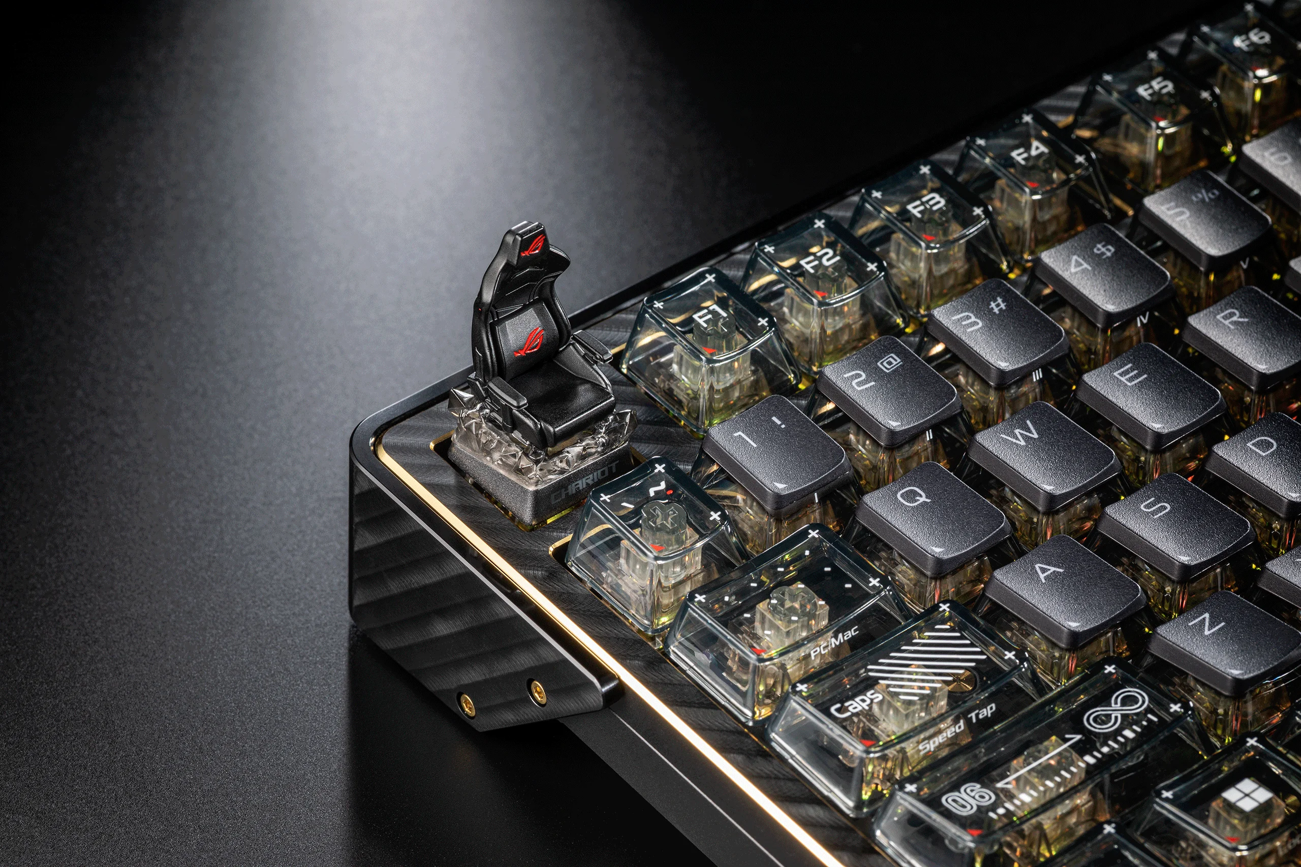 ROG Chariotモチーフのキーキャップ