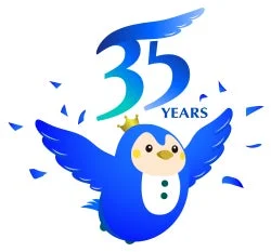 日本M&Aセンターグループ35周年記念ロゴ