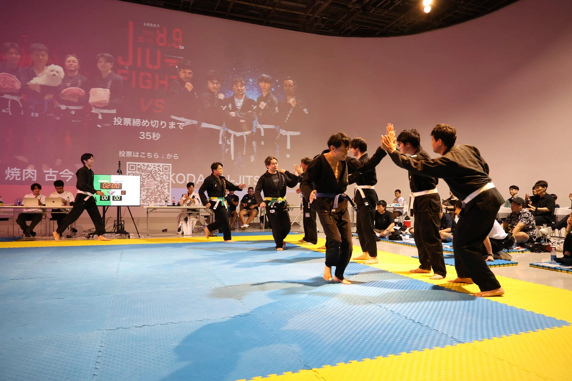 チーム対抗戦の様子