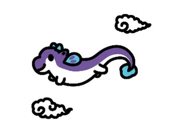 トウジンの友達の龍のイラスト