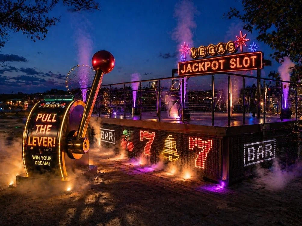 PULL THE LEVER! WIN YOUR DREAM! LUCK VEGAS JACKPOT SLOT BAR 7 7 BAR