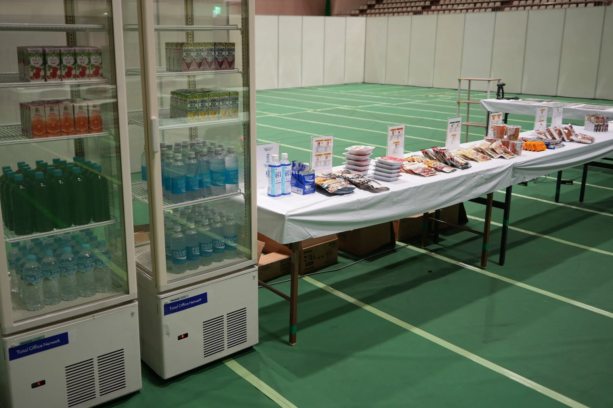補食・ドリンク提供