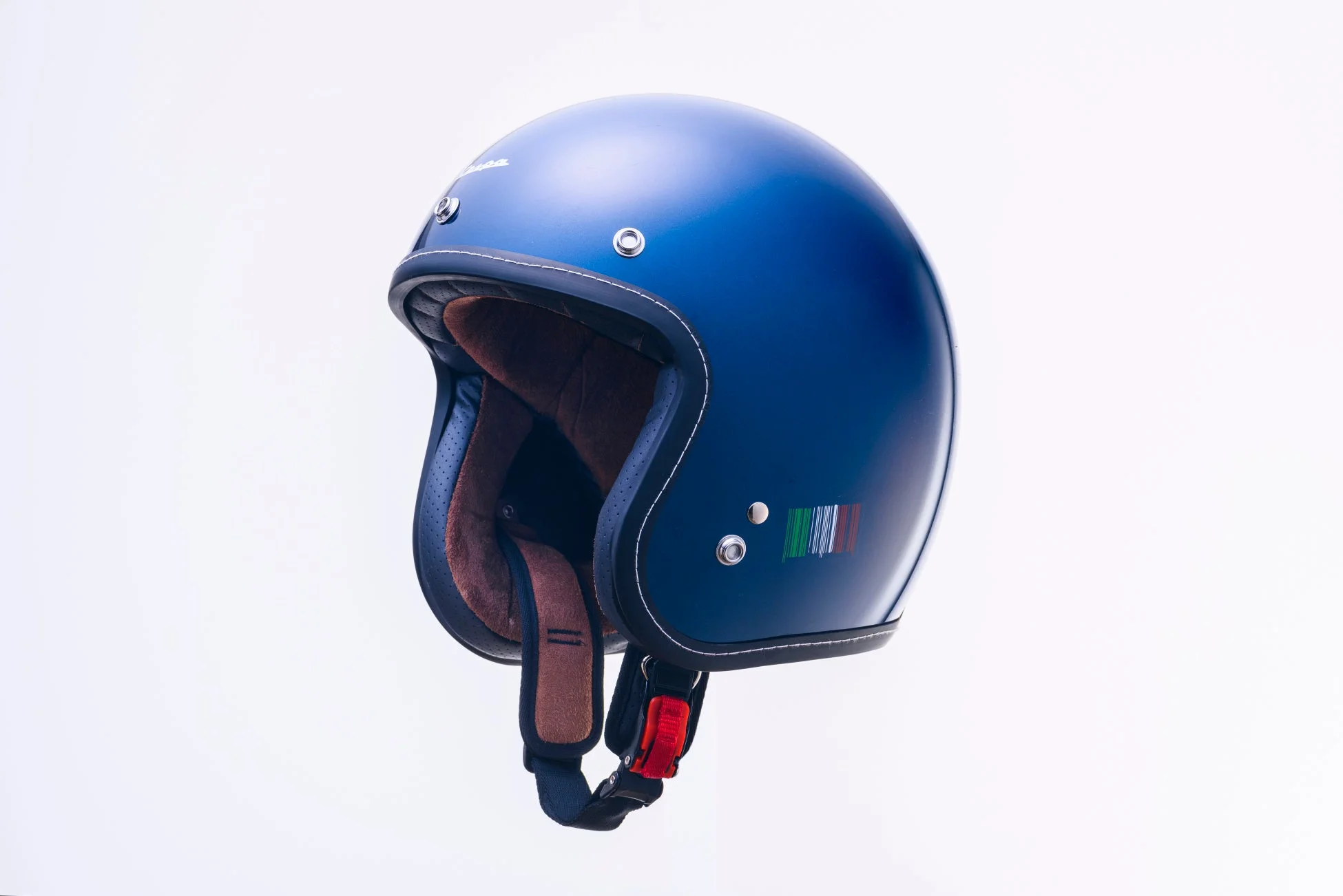 青いベスパ純正ヘルメット