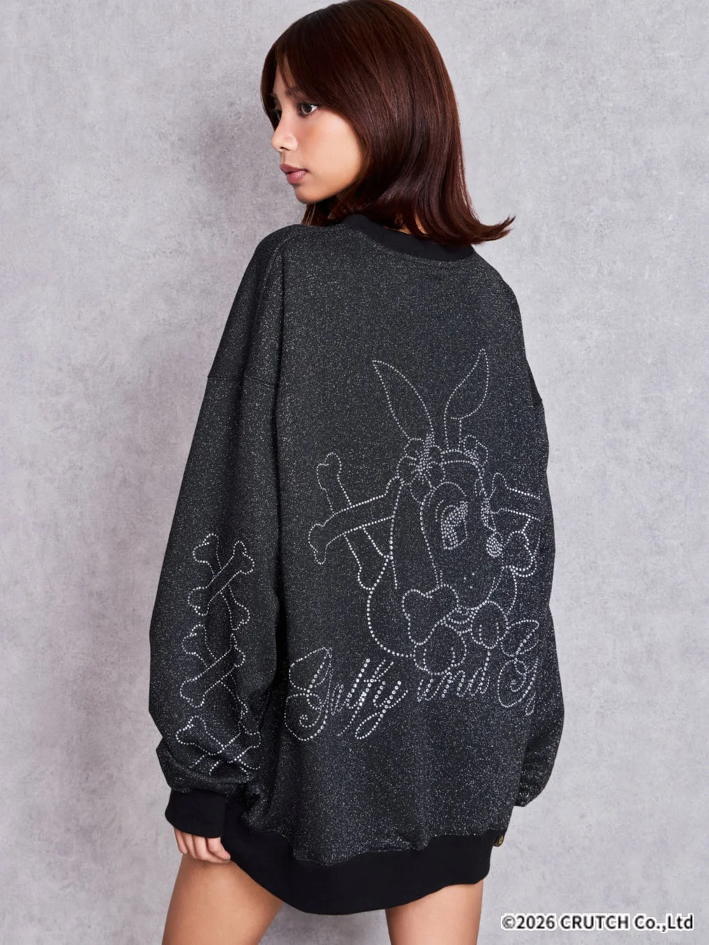 GYDA×GALFY GalDA bijou ラメ BIG プルオーバー