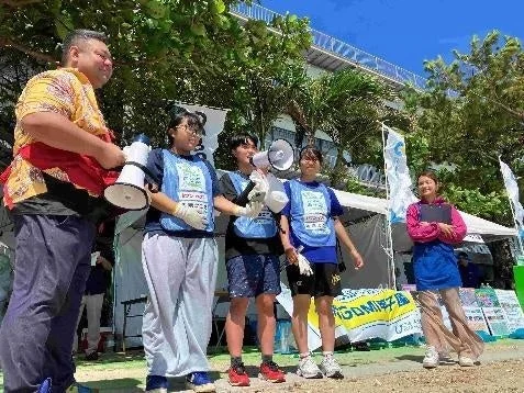 優勝した普天間高校チーム「クロコエッグ」