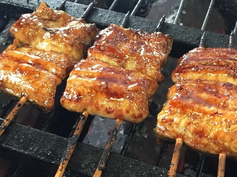 うなぎの串焼き