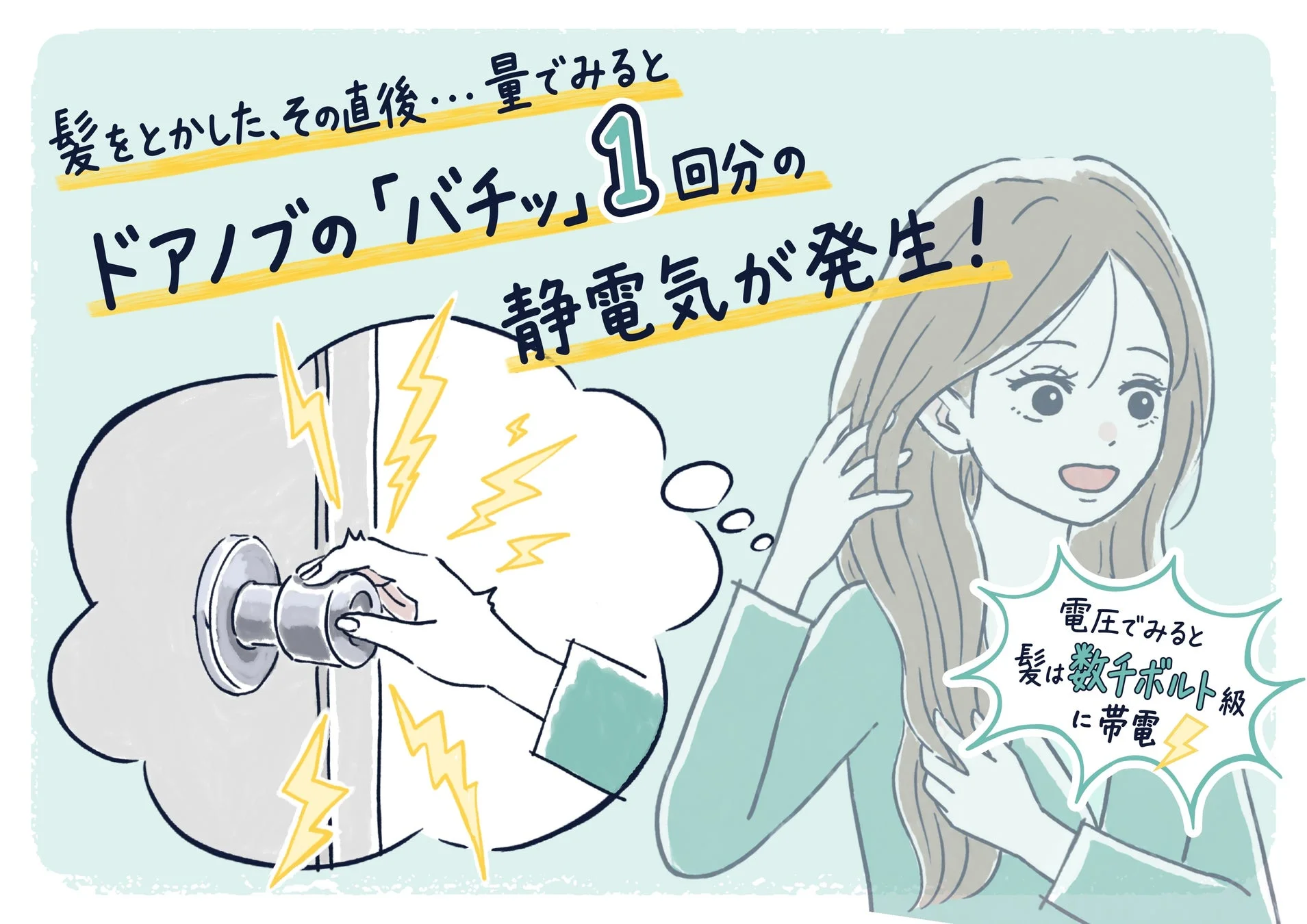 静電気のイメージ