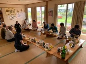 農家民宿での交流
