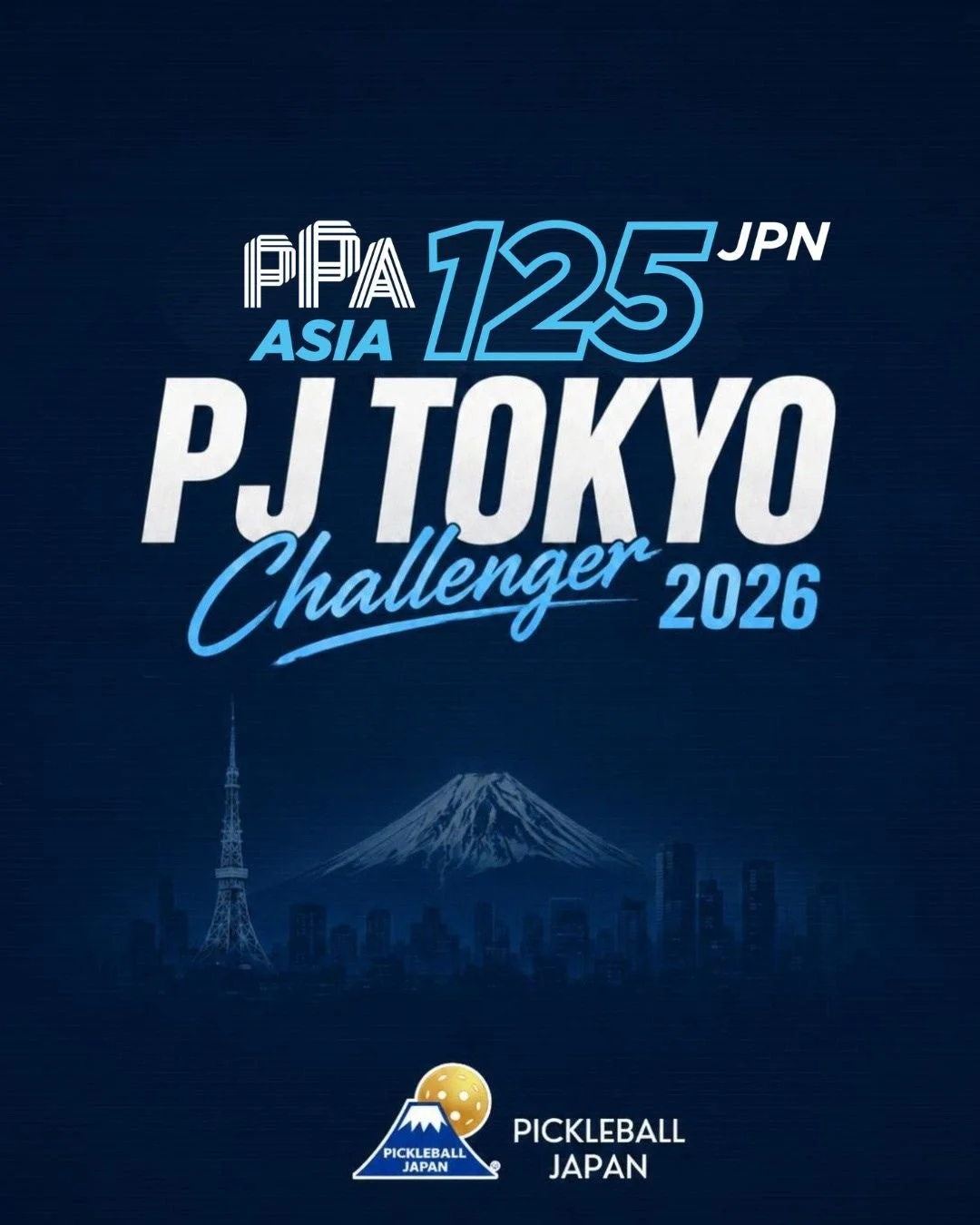 ピックルボール国際大会のポスター
