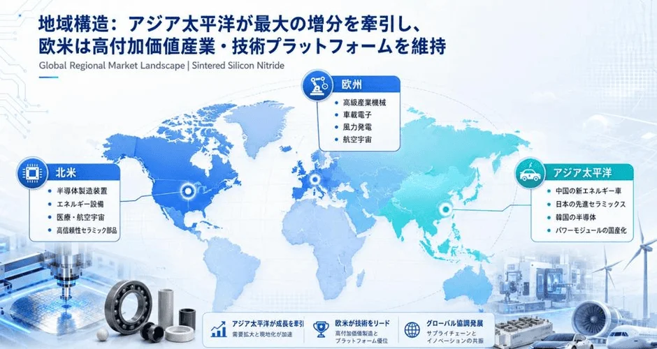 焼結窒化ケイ素の地域別市場