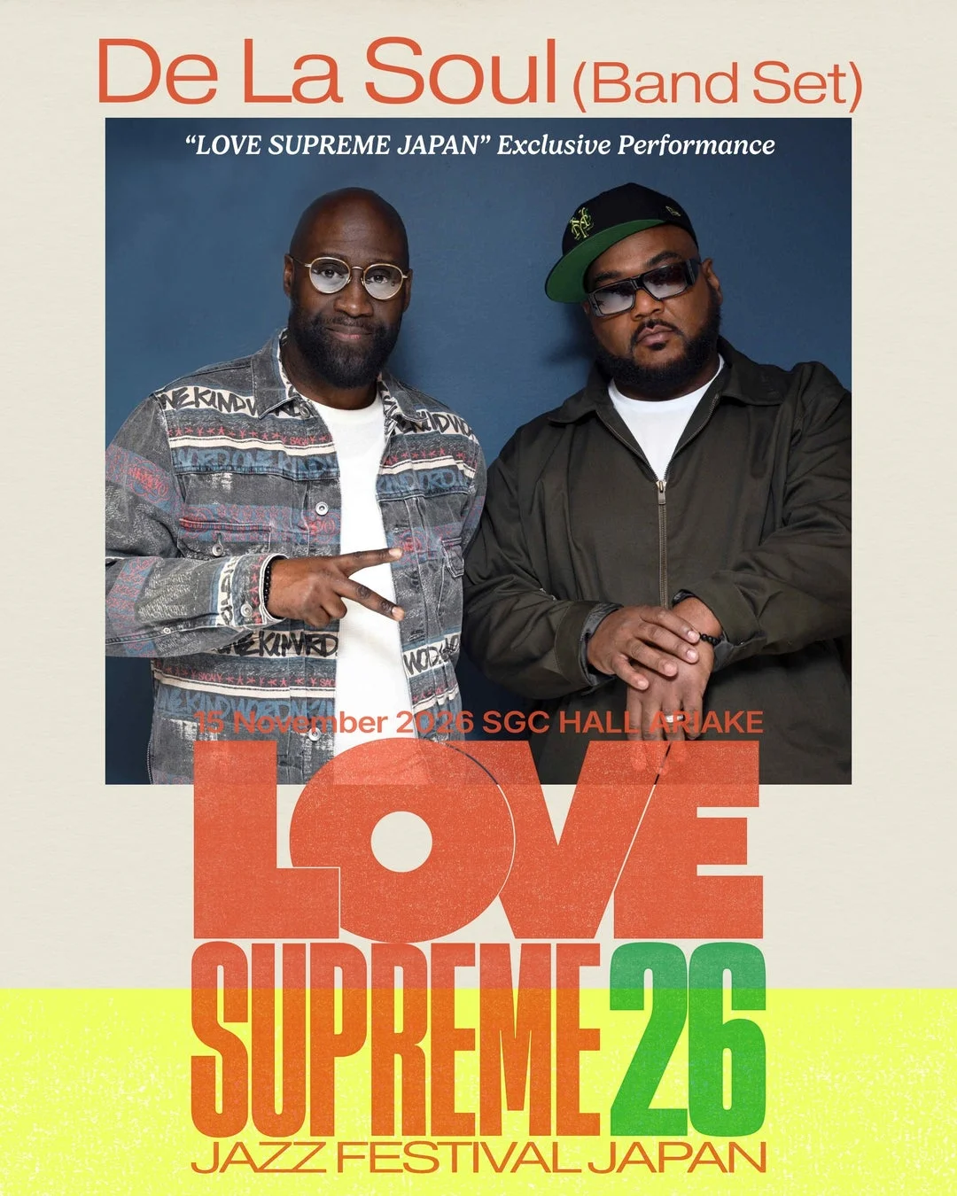 De La Soul (Band Set) & LOVE SUPREME JAZZ FESTIVAL JAPAN