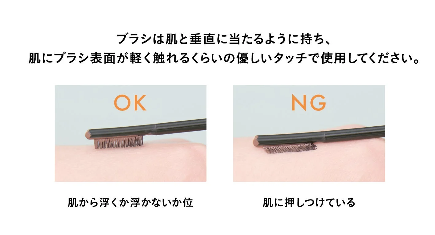 ブラシの使い方