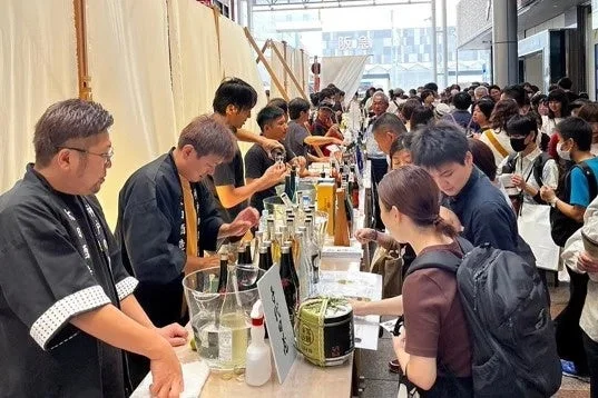 日本酒の試飲販売会