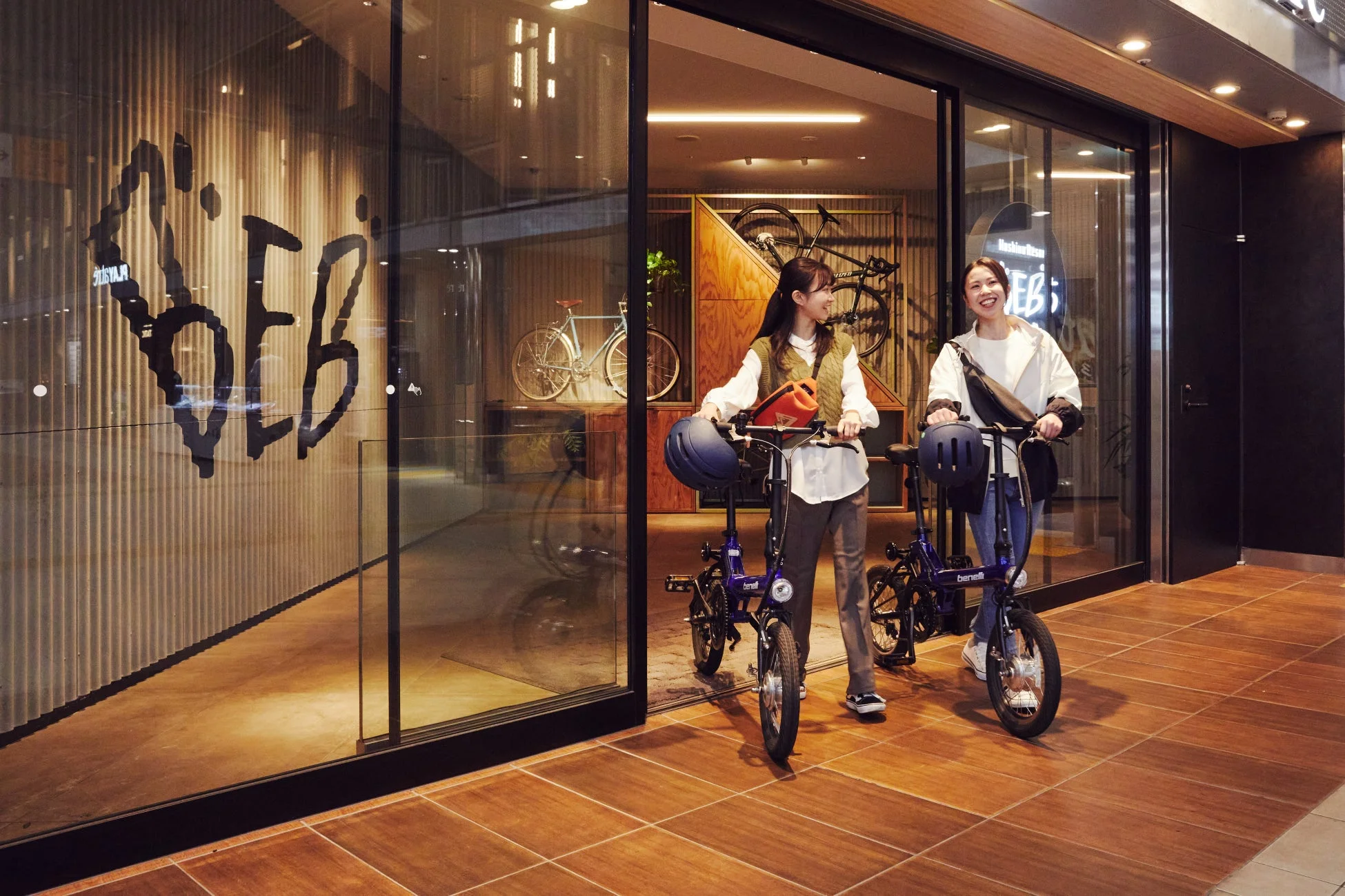BEB5土浦で自転車を楽しむ女性
