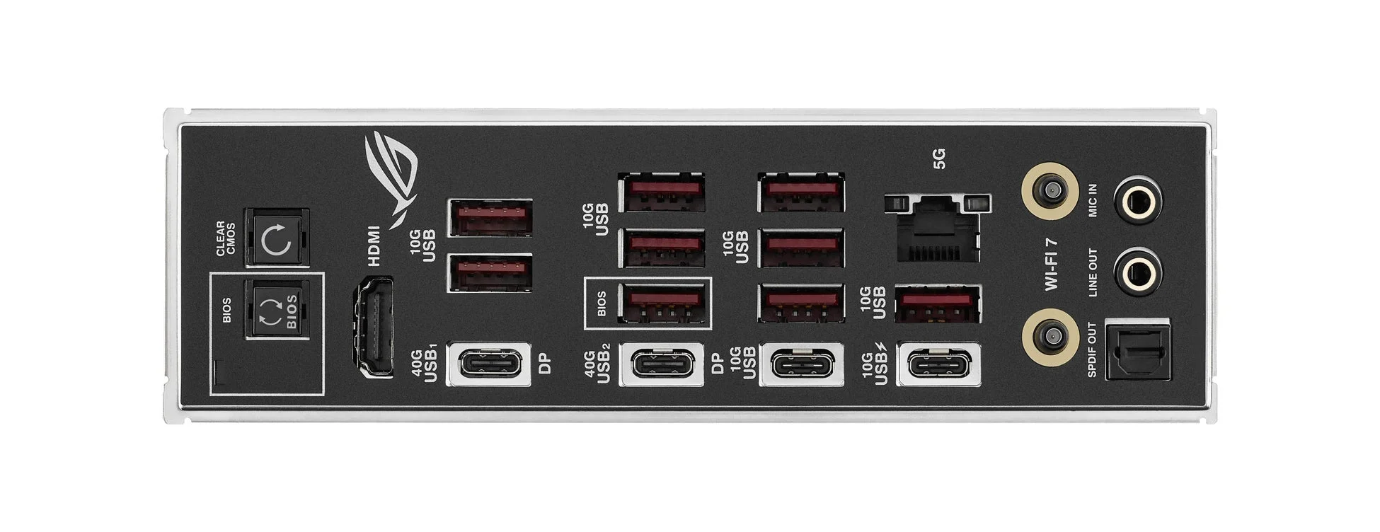 ROG STRIX X870E-E GAMING WIFI7 NEO I/Oパネル