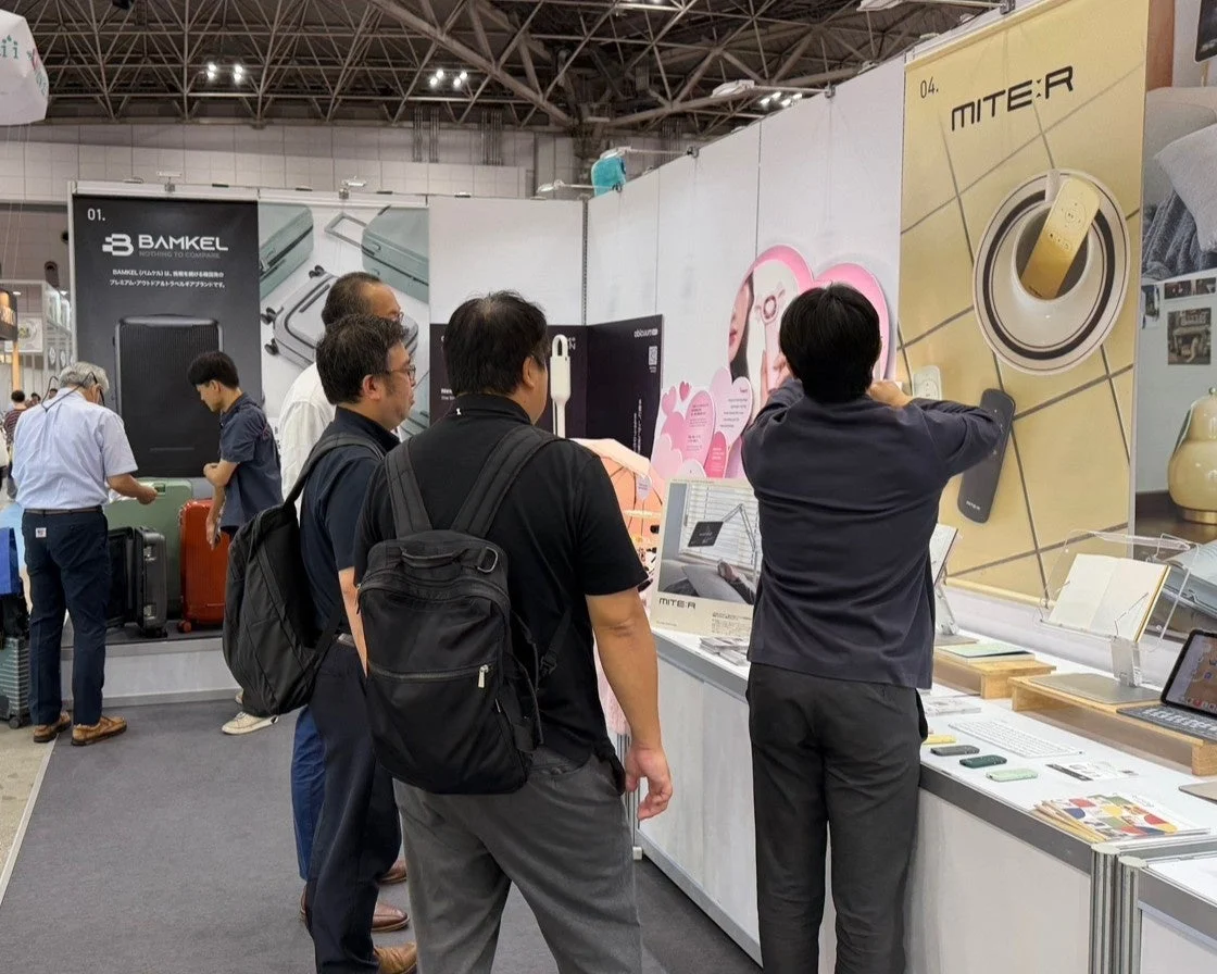 BAMKELとMITERのブース