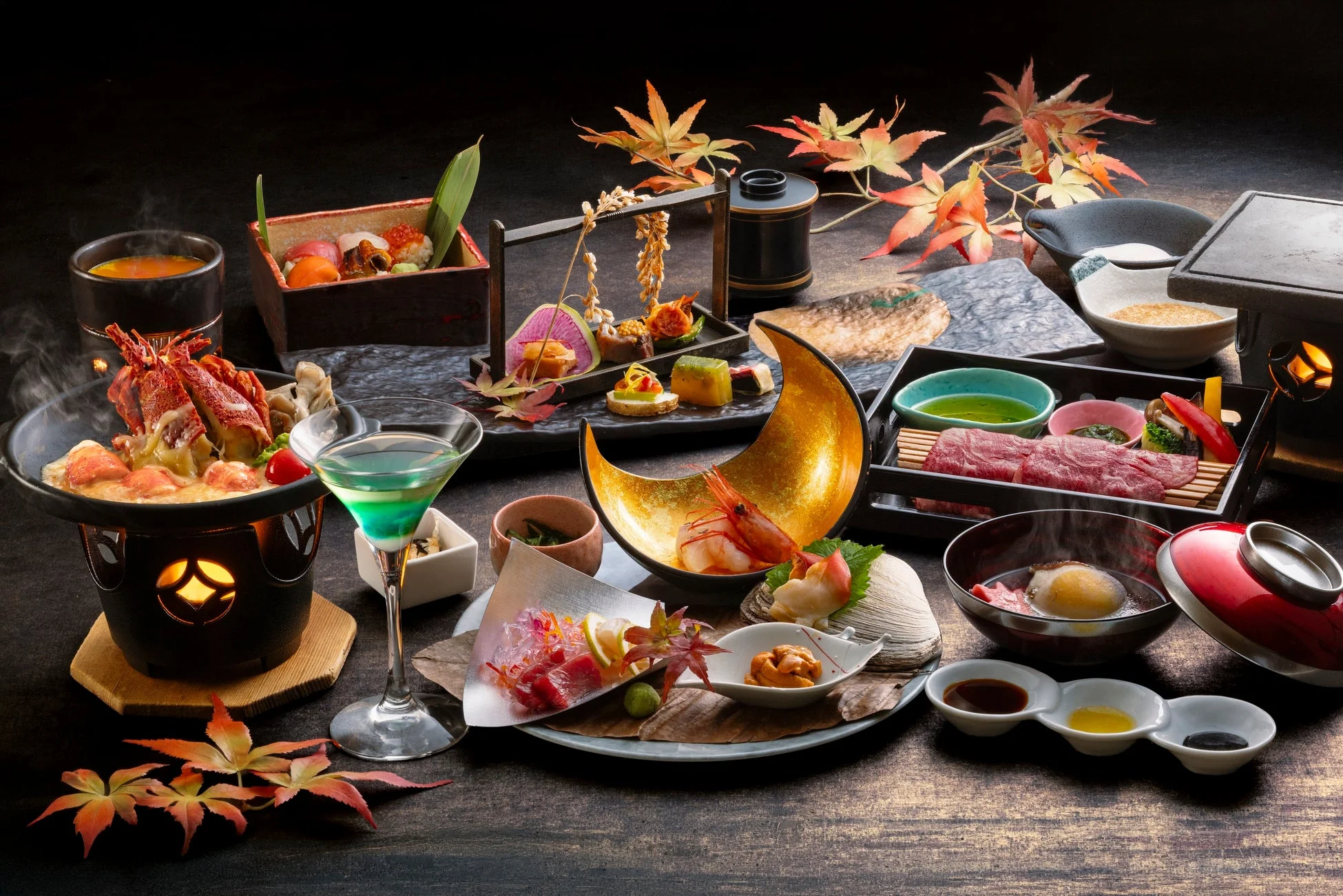 豪華な和食会席料理