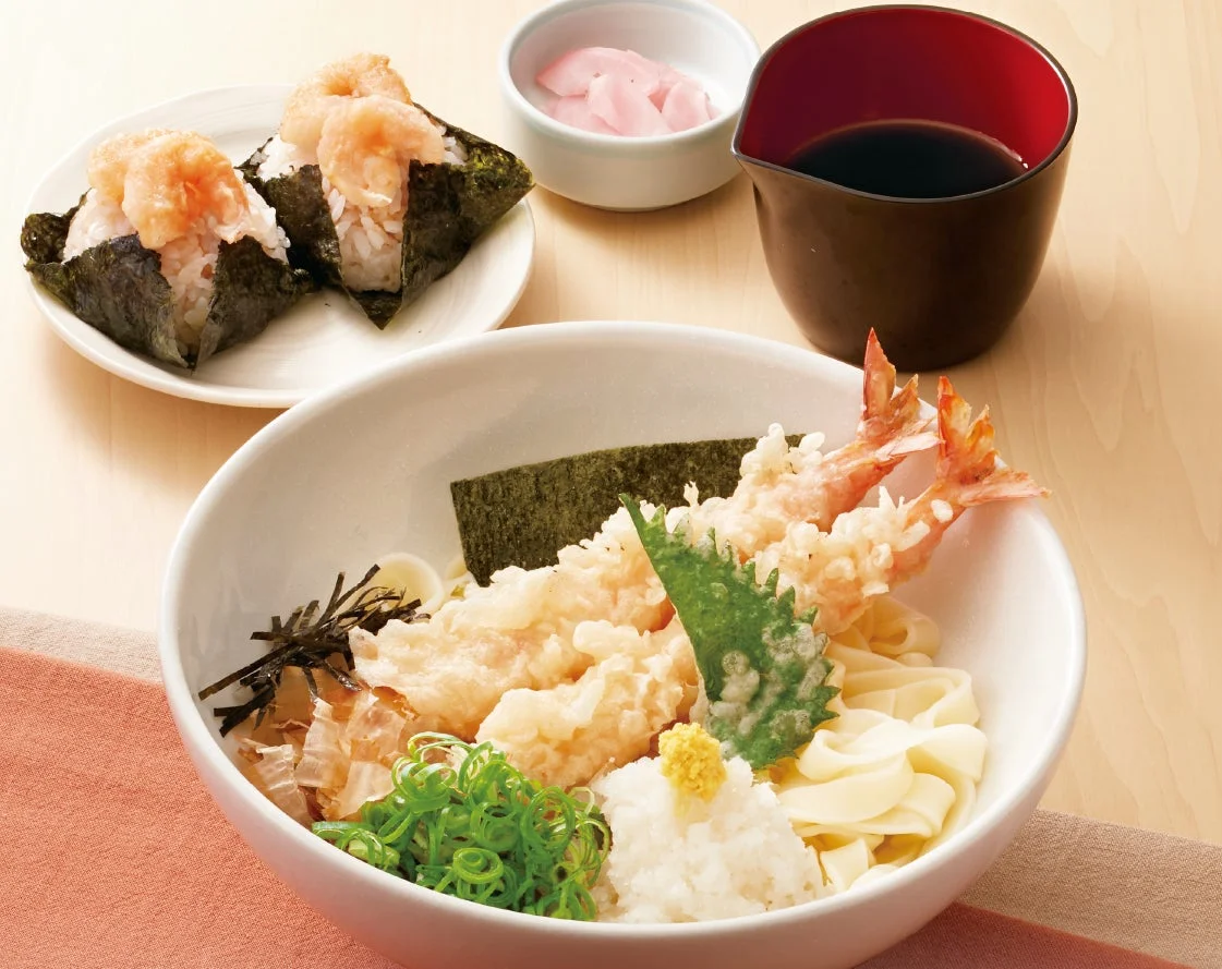 大海老天おろしきしめんセット